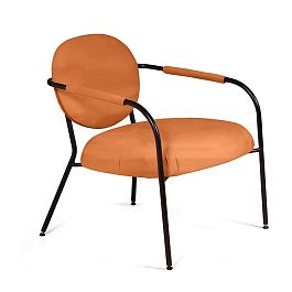 Лаунж кресло EGO, велюр терракот - Фото предпросмотра