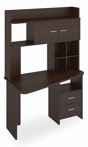 Стол компьютерный Домино Lite СКЛ-Трап120+НКЛХ-120 В ЛЕВ Венге левый - Вид 1