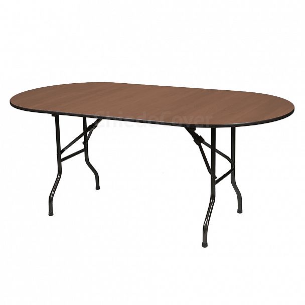 Стол Лидер 5, 1800х800, орех, черный - Вид 1