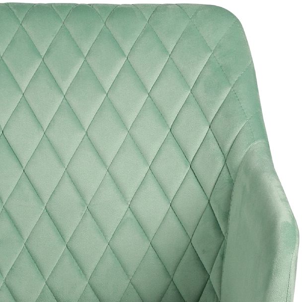 Комплект барных поворотных кресел Барли К, Confetti aquamarine/белый, 2 шт. - Вид 8