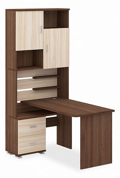 Стол компьютерный Домино СР-720/140 Карамель/Шамони левый - Вид 1