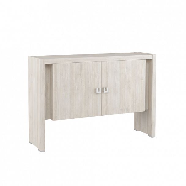 Креденция высокая Solid 150x45x104 светлый дуб - Вид 1