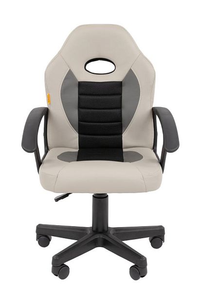 Кресло Chairman Kids 111 Россия экокожа серый - Вид 2