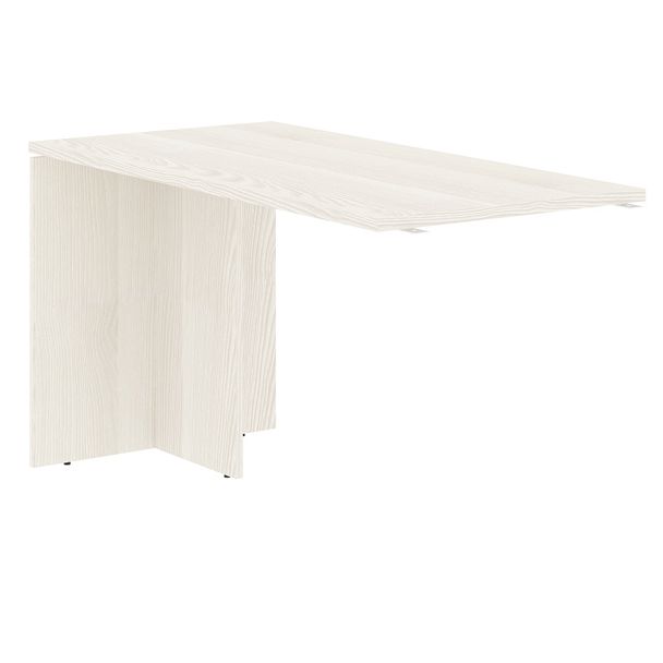 Брифинг-приставка EDB 1367 Ясень Траун/Черный 1360х670х750 EDIS - Вид 1