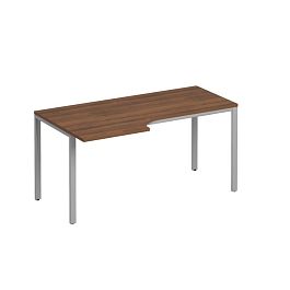 Стол эргономичный левый на металлокаркасе МП2 Формула МП2 К 197 французский орех / серый - Фото предпросмотра