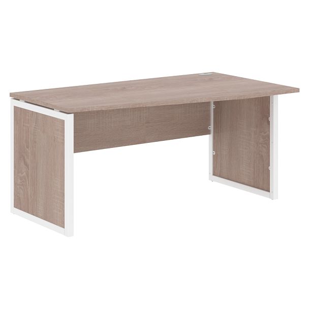 Стол эргономичный XQPCT 169(R) Дуб Сонома/Белый 1600х900х750 XTEN-QP - Вид 1