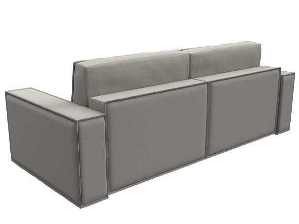 Диван прямой Куба Рогожка бежевый - Вид 6