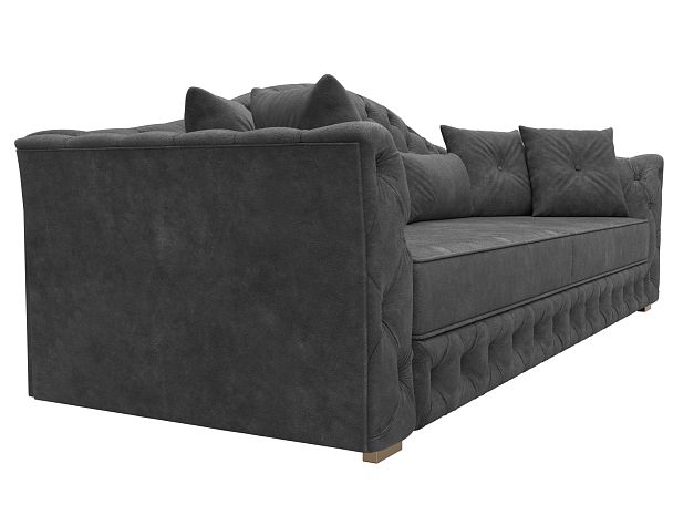 Диван прямой Артис Велюр серый - Вид 3