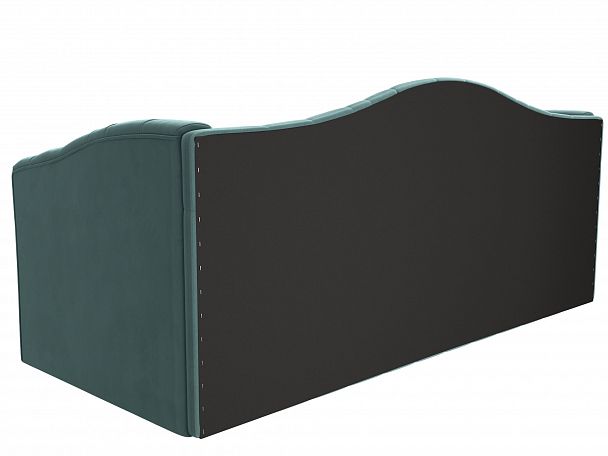 Прямой диван Мечта (полностью велюр бирюзовый) - Вид 7