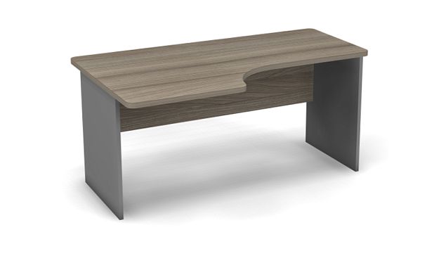 Стол эргономичный L,R 1600 Берлин Дрифтвуд/Серый СУ 160.95 L/R - Вид 1
