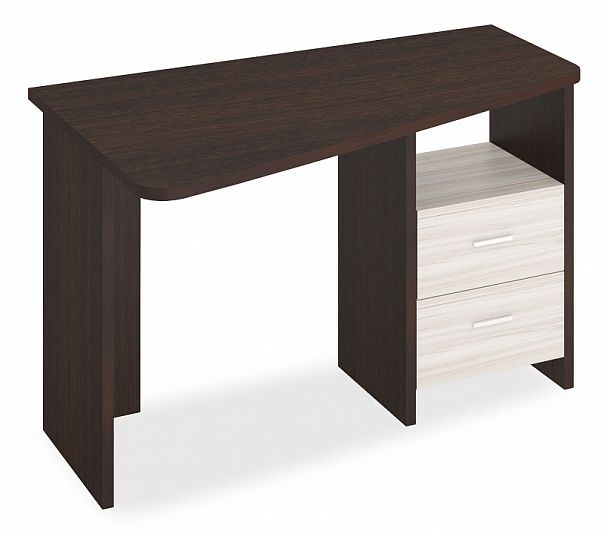 Стол письменный Домино Лайт СКЛ-Трап120 Венге/Карамель левый - Вид 1