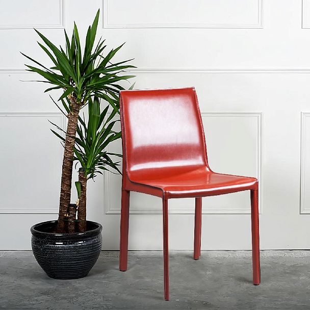 Стул Barrie, кожа ретро-красный - Вид 12