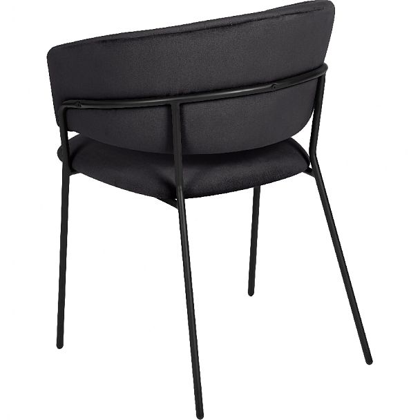 Стул кухонный Даксон черный велюр/черный - Вид 5