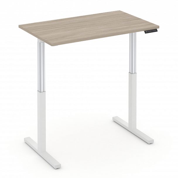 Стол электроподъемный "MOVE UP" MV.SE-2.7 Белый металл /  Дуб Аттик - Вид 3
