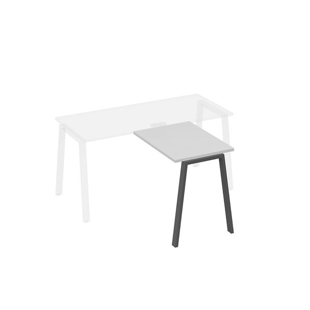 Брифинг-приставка с каркасом TRE A4 А4 Б3 071 БП серый / металлокаркас антрацит - Вид 1