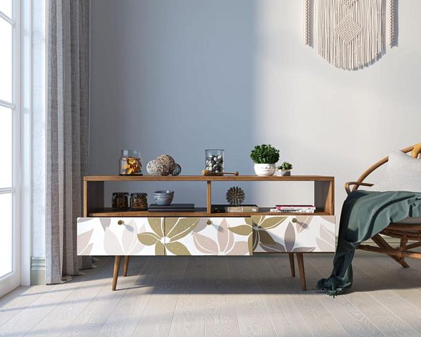 Консоль Berber с тремя ящиками принт 27 арт BB23/Print_27 - Вид 2