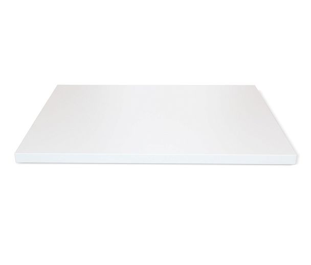 Стол Sheffilton SHT-TU104/80/80 ЛДСП белый муар/белый - Вид 3