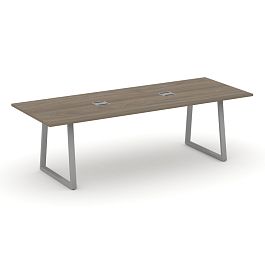 Стайл Проджект Директ / Style Project Direct Стол переговорный SN-6T1.SPRG-258 Вяз Благородный/Металл Серый 2580*980*750 - Фото предпросмотра