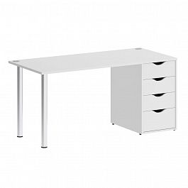 Стол "Home office" VR.SP-3-158.4 белый бриллиант - Фото предпросмотра