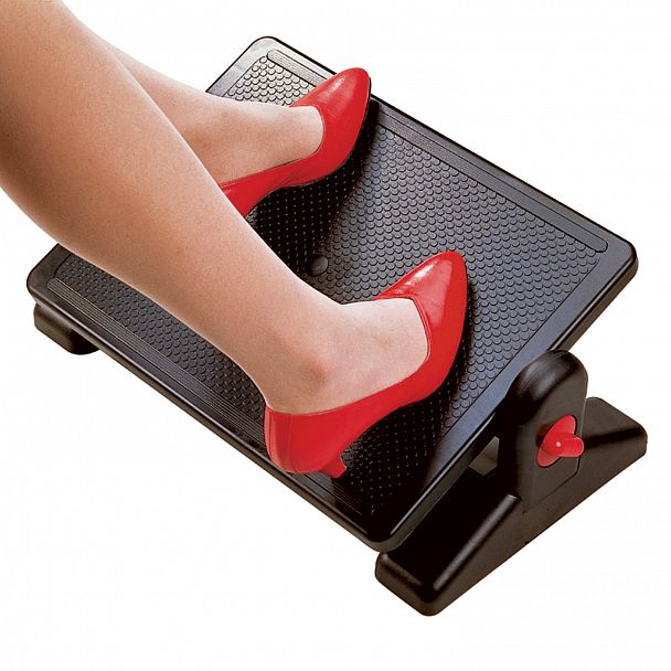 Подставка для ног BRAUBERG офисная, 41,5х30 см, с фиксаторами, черная, 531487 - Вид 7