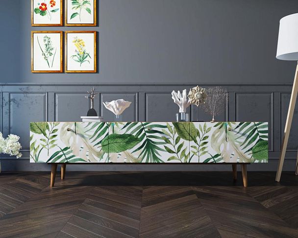 Комод Berber с ящиками низкий под TV принт 4 арт BB19/Print_04 - Вид 2