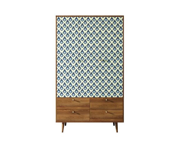 Шкаф трехстворчатый Berber принт 13 арт BB02/Print_13 - Вид 1