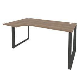 Onix Стол эргономичный левый на О-образном м/к O.MO-SA-1 (L) Дуб аризона/Антрацит металл 1580*980*750 (720/460) - Фото предпросмотра