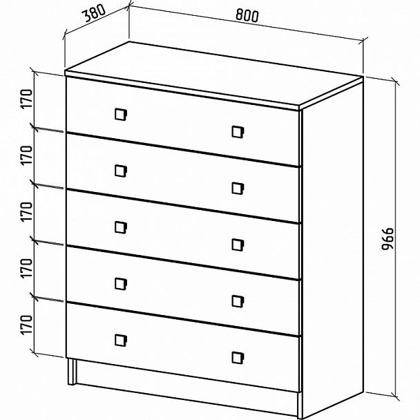 Комод Бостон-7 - Вид 3