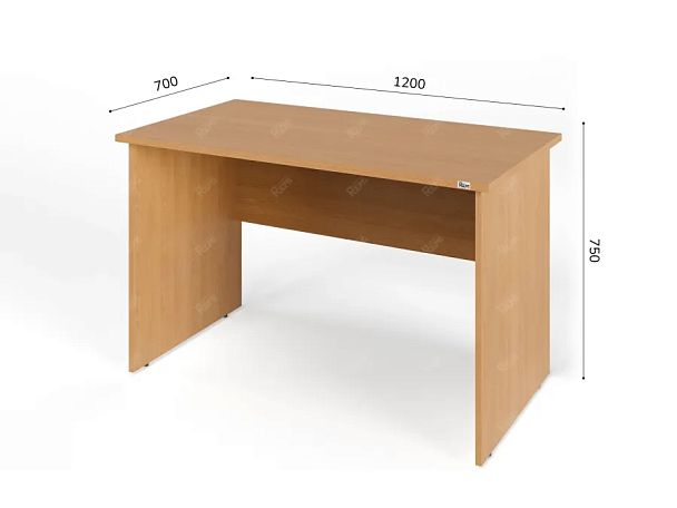 ЛАЙТ / LIGHT RLG002-12x7 Прямоугольный стол 120x70x75 Бук - Вид 2