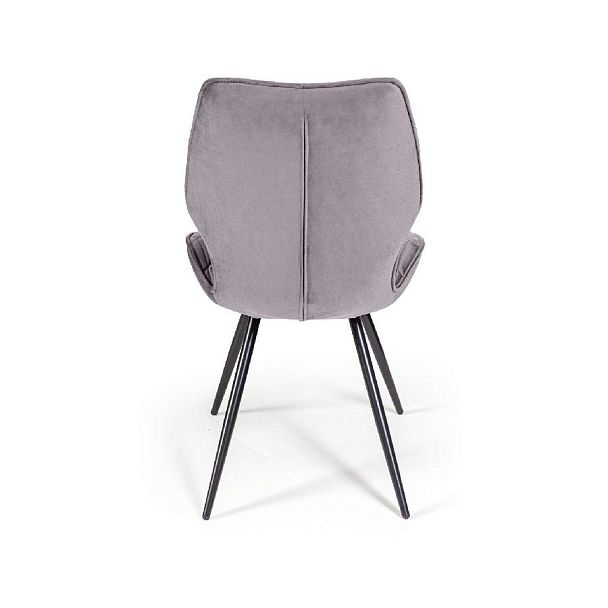 Стул Flash ромб, бархат светло-серый 26 - Вид 6