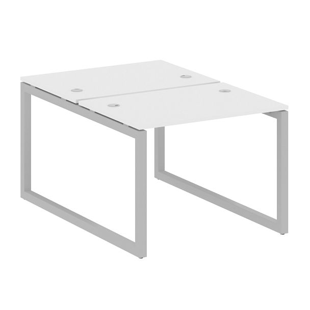 Metal System Quattro Р. ст. на О-образном м/к 50БО.РАС-СП-2.1 Белый/Серый металл 1000*1475*750 - Вид 1