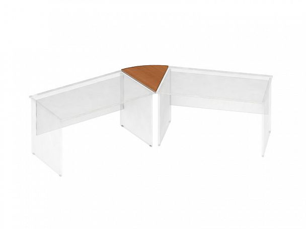 Соединительный элемент 45 градусов "Дин-Р" ДР 885 французский орех - Вид 1