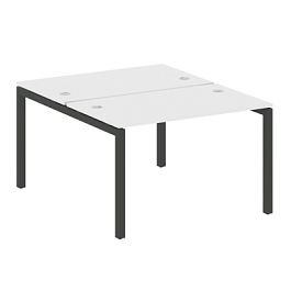 Metal System Quattro Р. ст. на П-образном м/к 50БП.РАС-СП-2.2 Белый/Антрацит металл 1200*1475*750 - Фото предпросмотра