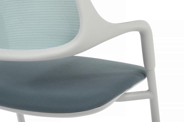 Кресло Scroll SF HY-813B Голубой/Серый - Вид 7
