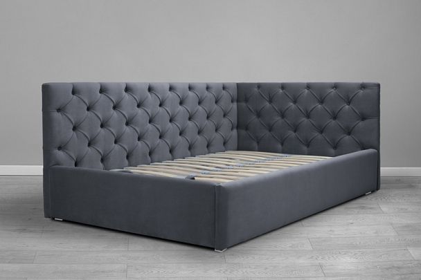 Кровать «Оливия» серая - Вид 1