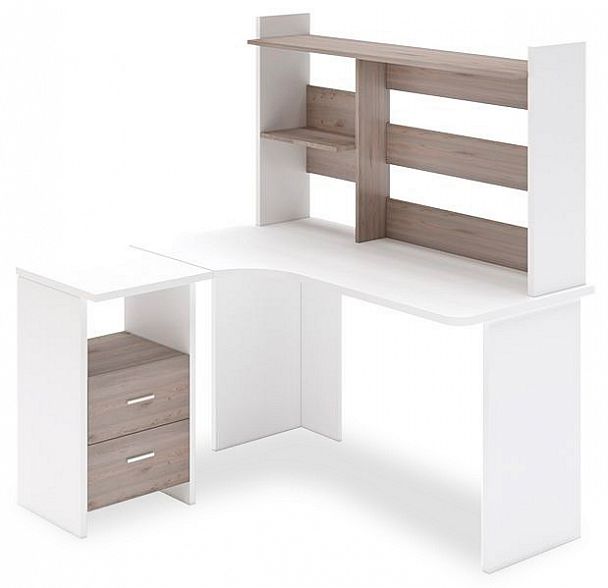 Стол компьютерный Домино Lite СКЛ-Угл130+НКЛ-130 - Вид 1