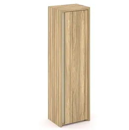CORNER COR.SU-1.9(R) Шкаф высокий узкий правый (высокий фасад ЛДСП) Corner кабинет руководителя  ваниль - Фото предпросмотра