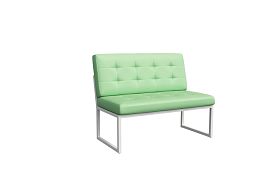 Next Диван двухместный NLT.D-2 Kanzas 20/Металл Белый 1300*663*885 - Фото предпросмотра