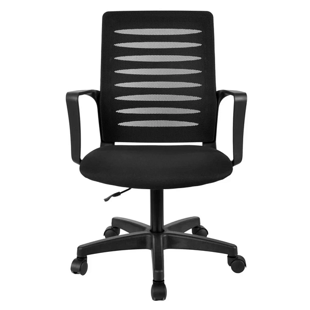Кресло офисное Webstar, ткань, черное C11 - Вид 3