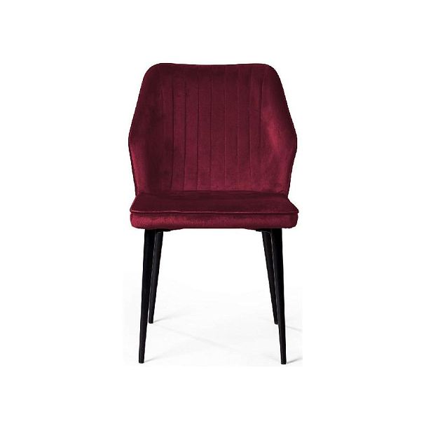 Стул Berg, бархат винно-красный 16 - Вид 2