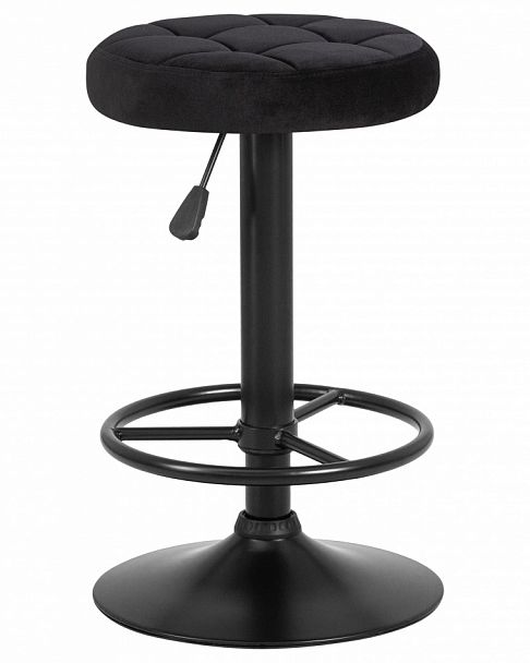 Табурет барный DOBRIN BRUNO BLACK (черный велюр (MJ9-101)) - Вид 2