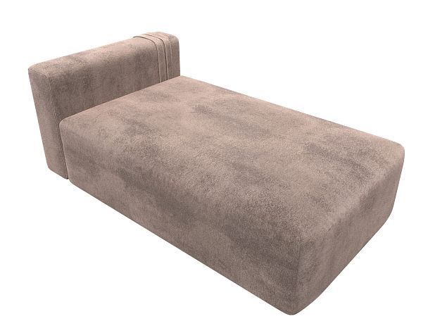 Модуль канапе Лига-060 НПБ Велюр бежевый - Вид 7