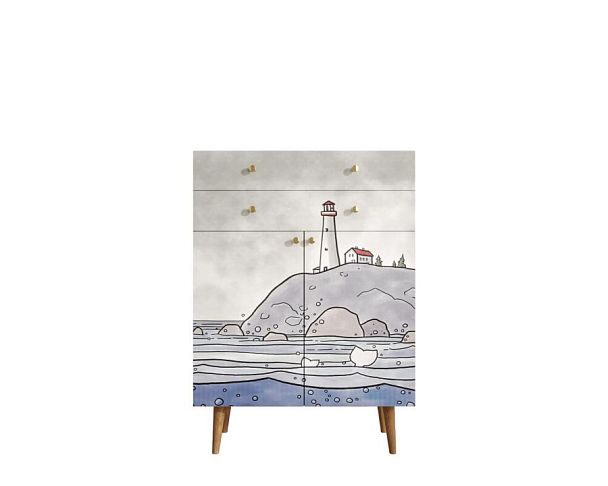 Комод Berber большой арт BB12/Print_51 - Вид 1