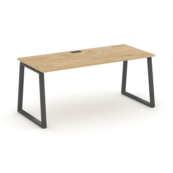 Style Project Direct Direct Стол письменный SN-6T1.SR-013.M Тиквуд Светлый/Металл Антрацит 1380*700*750 - Вид 1