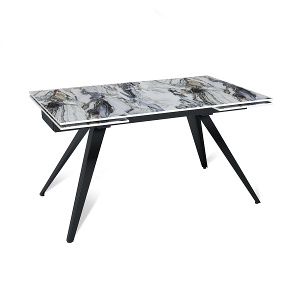 Стол раскладной Asti (140+40+40), керамика глянцевая Cold Jade - Вид 1