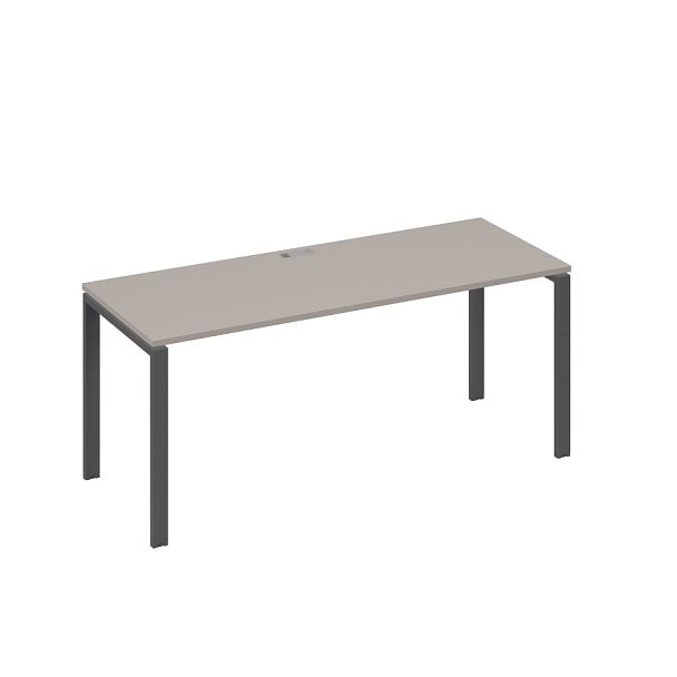 Стол письменный на металлокаркасе UNO A4 А4 Б1 016 БП мокко премиум / металлокаркас антрацит - Вид 1