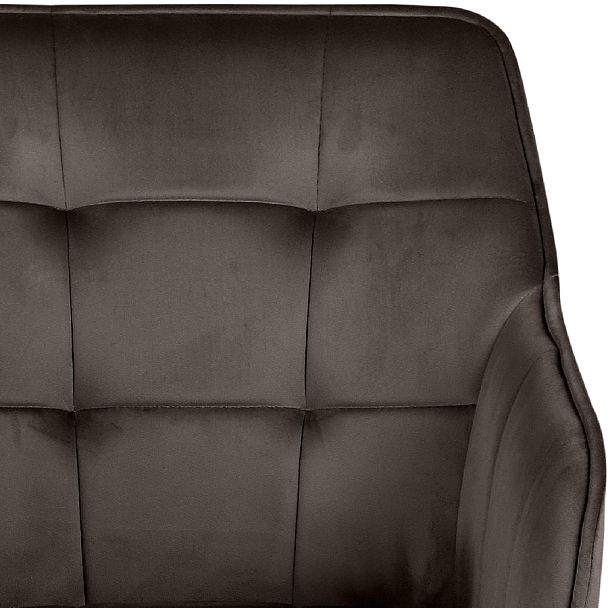 Комплект барных поворотных кресел Мони К, Confetti stone/черный, 2 шт. - Вид 8