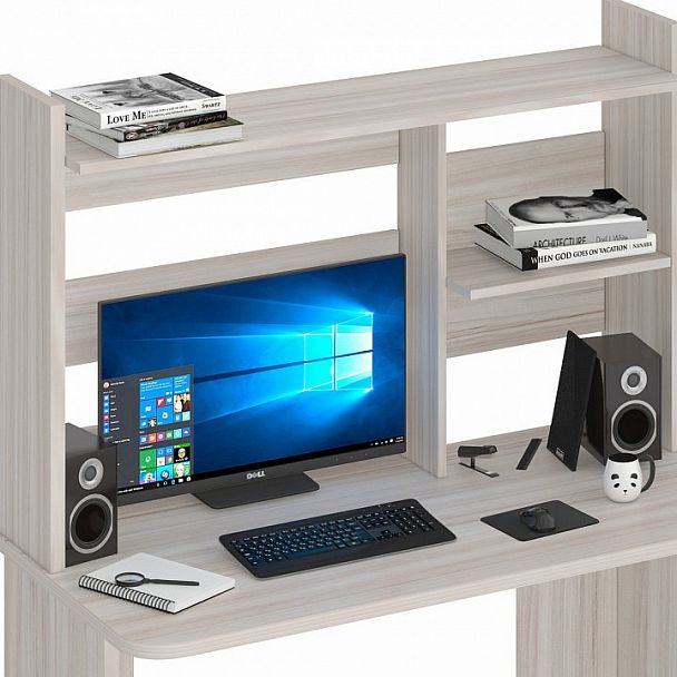 Стол компьютерный Домино Lite СКЛ-Прям120Р+НКЛ-120 Карамель - Вид 3