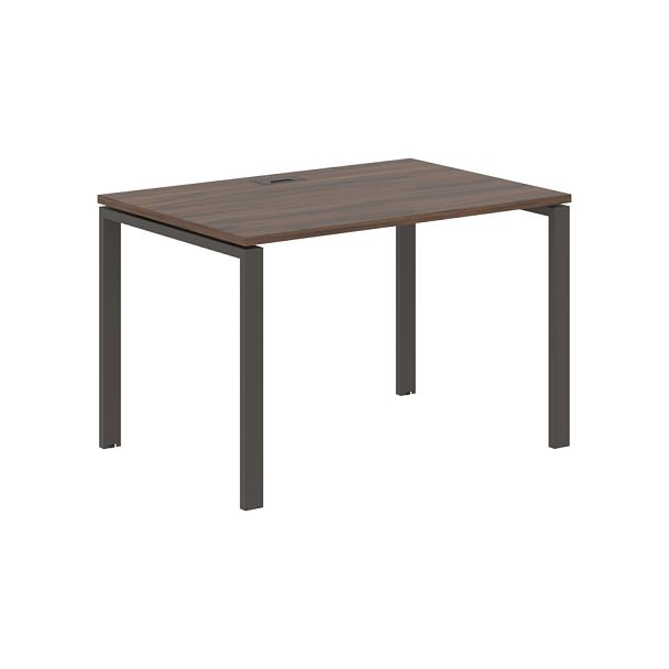 Стол прямой EUST 1180 Дуб Денвер тёмный/Мокко 1160х800х750 EDIS - Вид 1