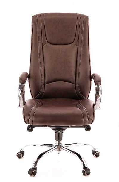 Кресло Everprof King M Экокожа Коричневый - Вид 3